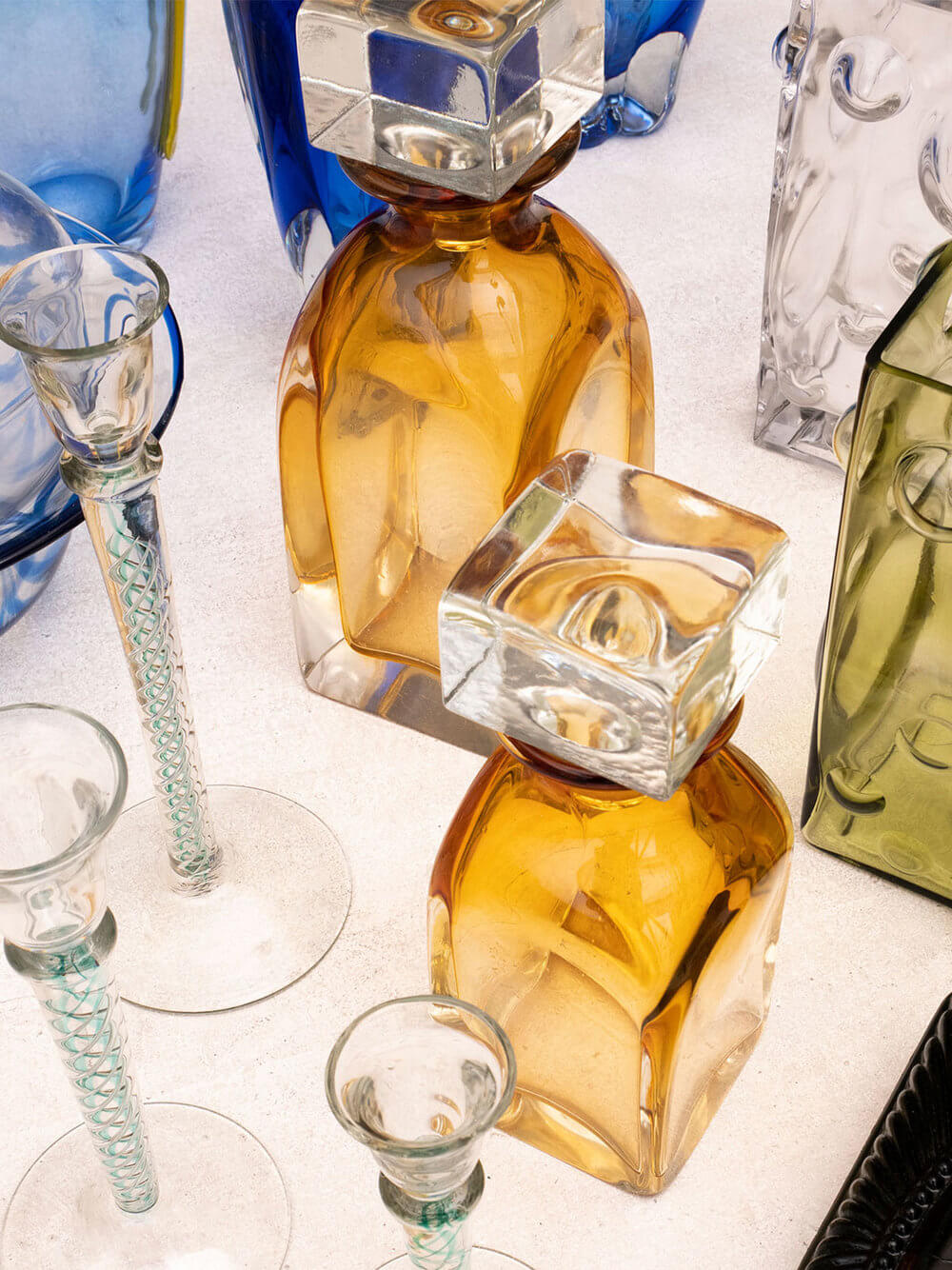 Product photography for Portuguese glassware brand Vidro
