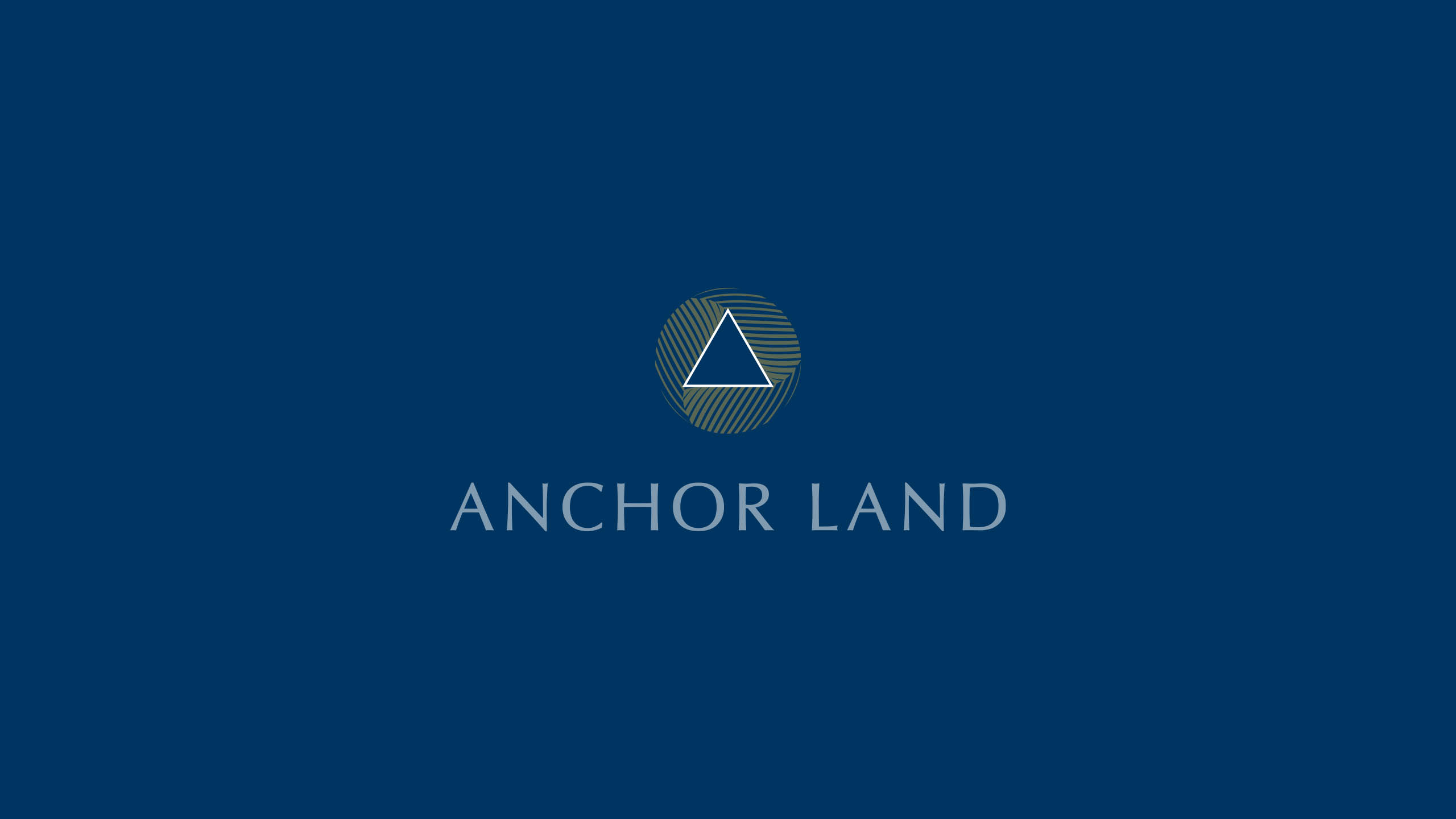 Logo design rationale for property developer brand Anchor Land