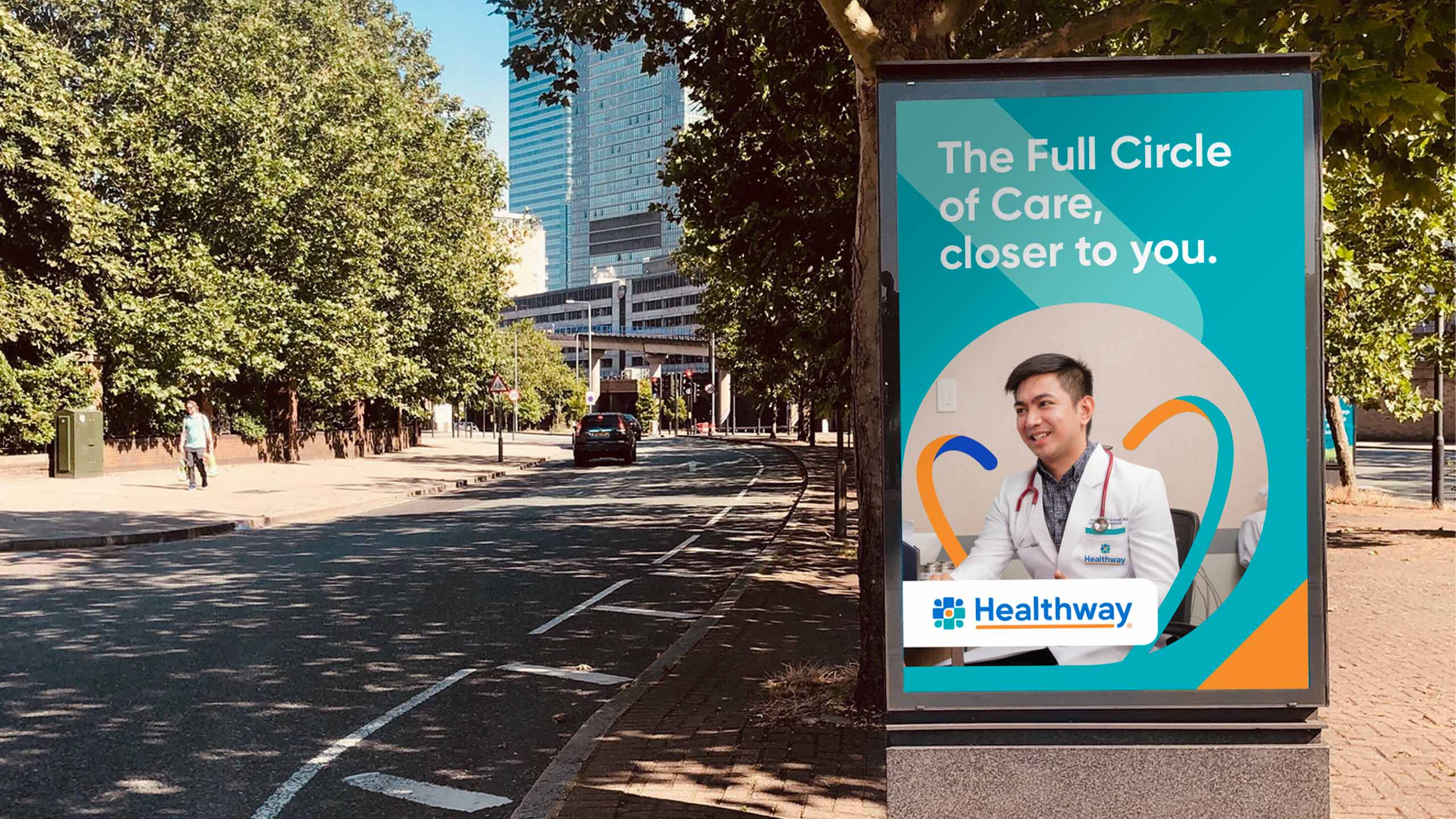 Mocked-up poster advertisement for health clinic Healthway