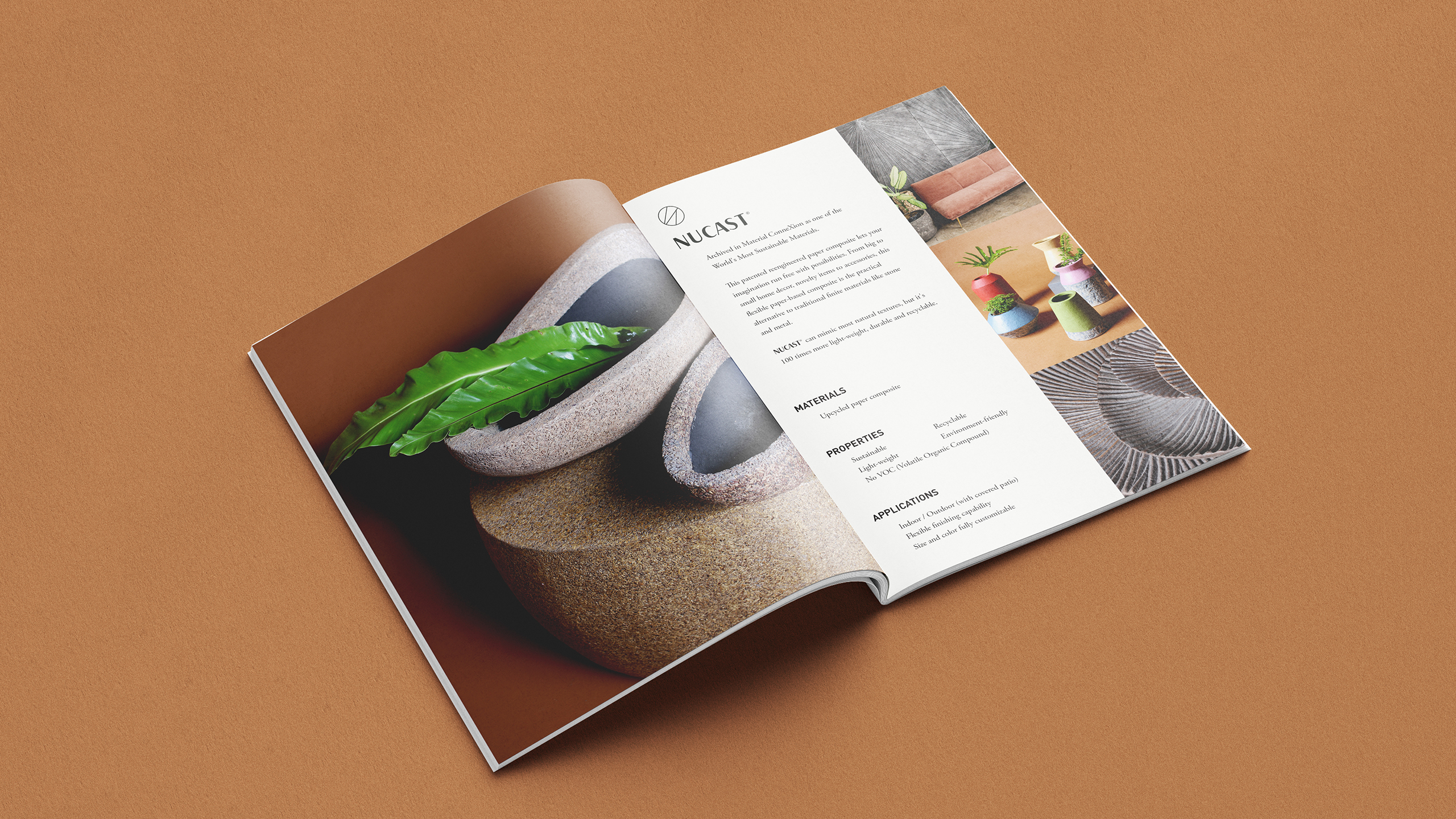 A catalogue design and layout for home and furniture brand Nature's Legacy