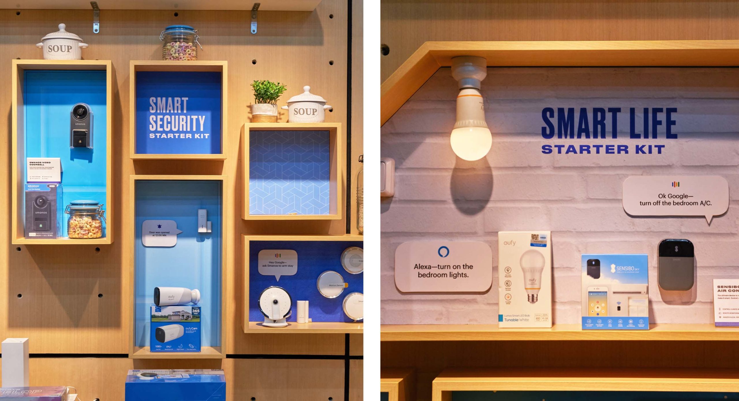 Store displays and environment collaterals for retail tech brand Nifty
