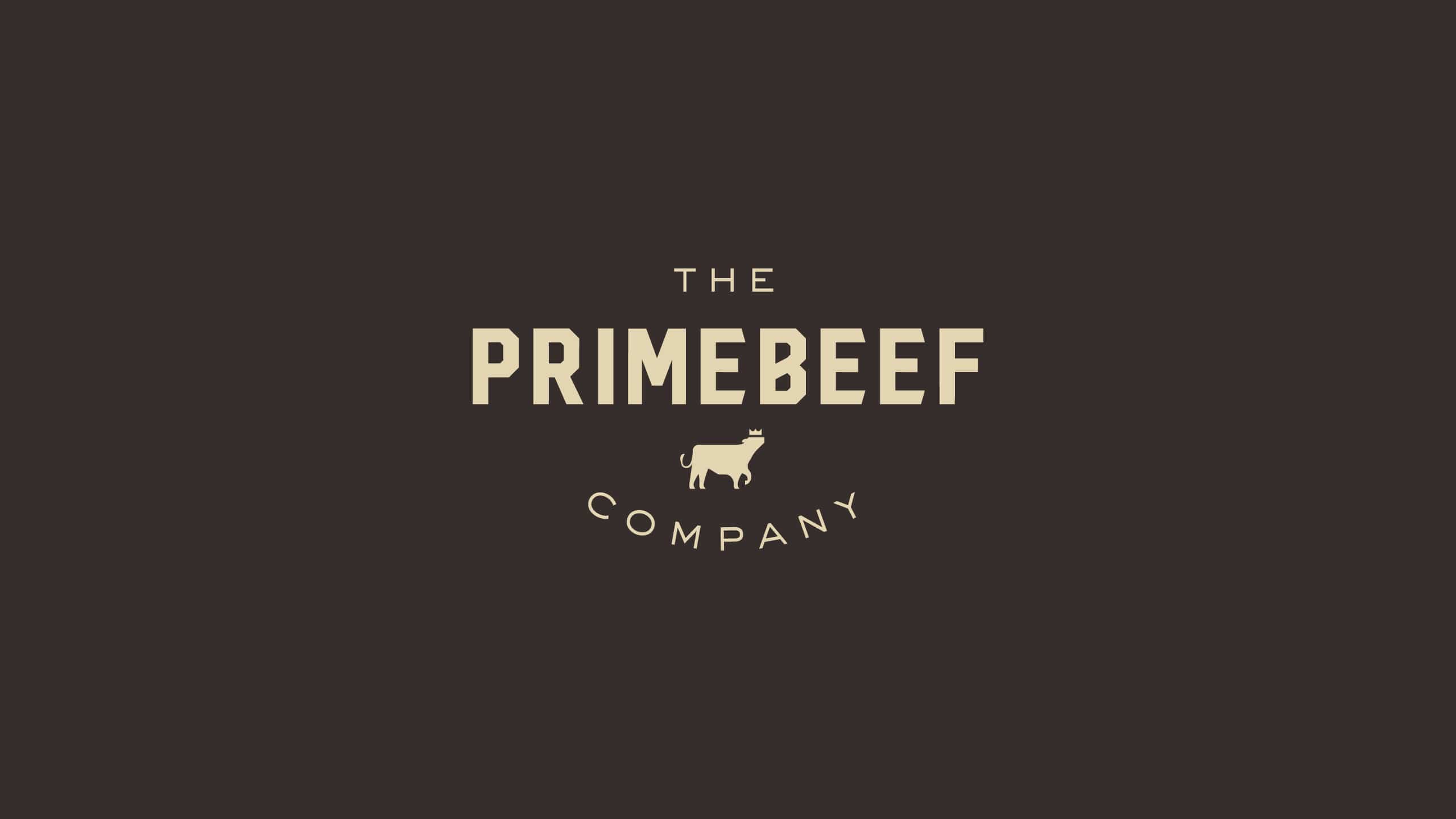 Logo icon and typeface for Filipino meat brand Primebeef